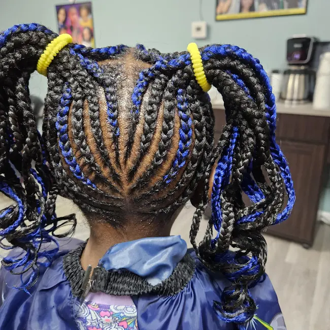 CORNROWS WITH EXTENSION